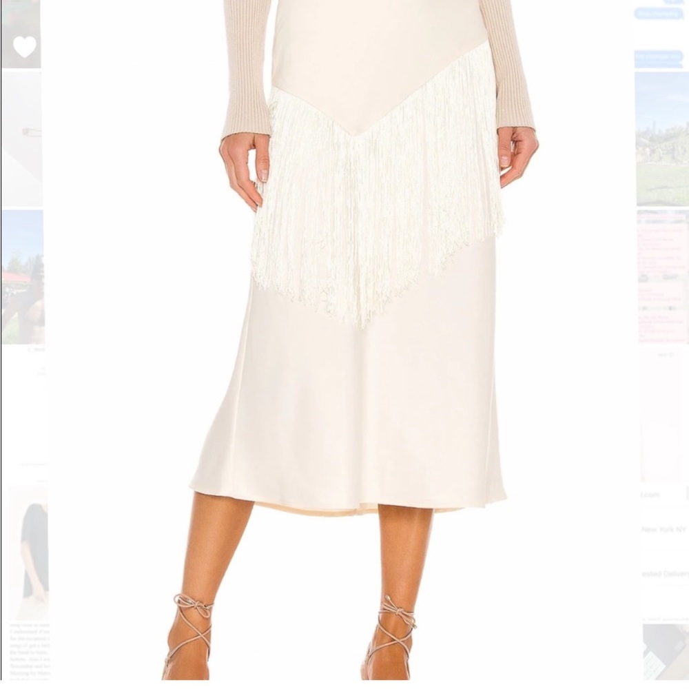 Tularorsa Margo fringe skirt